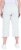 Ulla Popken Stretch Cotton Cargo Crop Pants Snow White - Jeansy & Spodnie w Dużych Rozmiarach – Plus Size - 