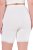 Ulla Popken Lace Hem Stretch Viscose Knit Bicycle Length Lounge Shorts White - Jeansy & Spodnie w Dużych Rozmiarach – Plus Size - 