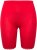 Ulla Popken Lace Hem Stretch Viscose Knit Bicycle Length Lounge Shorts Red - Jeansy & Spodnie w Dużych Rozmiarach – Plus Size - 