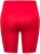 Ulla Popken Lace Hem Stretch Viscose Knit Bicycle Length Lounge Shorts Red - Jeansy & Spodnie w Dużych Rozmiarach – Plus Size - 