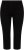 Ulla Popken Mony Stretch Capri Pants Black - Jeansy & Spodnie w Dużych Rozmiarach – Plus Size - 