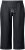 Ulla Popken Cool Linen Elastic Waist Capri Pants Black - Jeansy & Spodnie w Dużych Rozmiarach – Plus Size - 