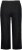 Ulla Popken Cool Linen Elastic Waist Capri Pants Black - Jeansy & Spodnie w Dużych Rozmiarach – Plus Size - 