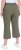Ulla Popken Cool Linen Elastic Waist Capri Pants Loden Green - Jeansy & Spodnie w Dużych Rozmiarach – Plus Size - 