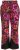 Ulla Popken Hyprar Rose Print Fully Lined Ski Pants Orange - Jeansy & Spodnie w Dużych Rozmiarach – Plus Size - 