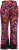Ulla Popken Hyprar Rose Print Fully Lined Ski Pants Orange - Jeansy & Spodnie w Dużych Rozmiarach – Plus Size - 