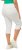 Ulla Popken Basic Capri Sarah Fit Jeans Snow White - Jeansy & Spodnie w Dużych Rozmiarach – Plus Size - 