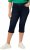 Ulla Popken Basic Capri Sarah Fit Jeans Denim Blue - Jeansy & Spodnie w Dużych Rozmiarach – Plus Size - 