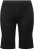 Ulla Popken Frayed Hemline Elastic Waistband Bermuda Shorts Black - Jeansy & Spodnie w Dużych Rozmiarach – Plus Size - 