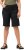 Ulla Popken Frayed Hemline Elastic Waistband Bermuda Shorts Black - Jeansy & Spodnie w Dużych Rozmiarach – Plus Size - 