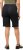 Ulla Popken Frayed Hemline Elastic Waistband Bermuda Shorts Black - Jeansy & Spodnie w Dużych Rozmiarach – Plus Size - 