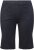 Ulla Popken Frayed Hemline Elastic Waistband Bermuda Shorts Navy - Jeansy & Spodnie w Dużych Rozmiarach – Plus Size - 