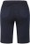 Ulla Popken Frayed Hemline Elastic Waistband Bermuda Shorts Navy - Jeansy & Spodnie w Dużych Rozmiarach – Plus Size - 
