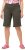 Ulla Popken Frayed Hemline Elastic Waistband Bermuda Shorts Loden Green - Jeansy & Spodnie w Dużych Rozmiarach – Plus Size - 