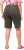 Ulla Popken Frayed Hemline Elastic Waistband Bermuda Shorts Loden Green - Jeansy & Spodnie w Dużych Rozmiarach – Plus Size - 
