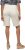 Ulla Popken Frayed Hemline Elastic Waistband Bermuda Shorts White - Jeansy & Spodnie w Dużych Rozmiarach – Plus Size - 