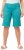 Ulla Popken Frayed Hemline Elastic Waistband Bermuda Shorts Bright Turquoise - Jeansy & Spodnie w Dużych Rozmiarach – Plus Size - 