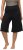 Ulla Popken Wide Leg Flared Bermuda Shorts Black - Jeansy & Spodnie w Dużych Rozmiarach – Plus Size - 