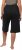 Ulla Popken Wide Leg Flared Bermuda Shorts Black - Jeansy & Spodnie w Dużych Rozmiarach – Plus Size - 
