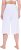 Ulla Popken Wide Leg Flared Bermuda Shorts White - Jeansy & Spodnie w Dużych Rozmiarach – Plus Size - 