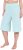 Ulla Popken Wide Leg Flared Bermuda Shorts Blue - Jeansy & Spodnie w Dużych Rozmiarach – Plus Size - 