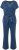 Ulla Popken Wrap Look Short Sleeve Denim Jumpsuit Blue - Jeansy & Spodnie w Dużych Rozmiarach – Plus Size - 
