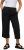 Ulla Popken Cropped Ruby Fit Pants Black - Jeansy & Spodnie w Dużych Rozmiarach – Plus Size - 