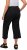 Ulla Popken Cropped Ruby Fit Pants Black - Jeansy & Spodnie w Dużych Rozmiarach – Plus Size - 