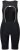 Ulla Popken Padded Cycling Zip Front Bodysuit Black - Jeansy & Spodnie w Dużych Rozmiarach – Plus Size - 