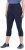 Ulla Popken Cropped High Waisted Leggings Navy - Jeansy & Spodnie w Dużych Rozmiarach – Plus Size - 