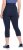 Ulla Popken Cropped High Waisted Leggings Navy - Jeansy & Spodnie w Dużych Rozmiarach – Plus Size - 
