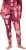 Ulla Popken Abstract Print Ski Leggings Red - Jeansy & Spodnie w Dużych Rozmiarach – Plus Size - 