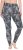 Ulla Popken Leopard Print Leggings Black - Jeansy & Spodnie w Dużych Rozmiarach – Plus Size - 