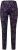 Ulla Popken Geometric Wave Quick Drying Ski Leggings Black - Jeansy & Spodnie w Dużych Rozmiarach – Plus Size - 
