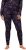 Ulla Popken Geometric Wave Quick Drying Ski Leggings Black - Jeansy & Spodnie w Dużych Rozmiarach – Plus Size - 
