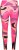 Ulla Popken Abstract Print Quick Dry Leggings Purple - Jeansy & Spodnie w Dużych Rozmiarach – Plus Size - 