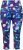 Ulla Popken Neon Bubble Quick Dry Leggings Blue - Jeansy & Spodnie w Dużych Rozmiarach – Plus Size - 