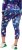 Ulla Popken Neon Bubble Quick Dry Leggings Blue - Jeansy & Spodnie w Dużych Rozmiarach – Plus Size - 