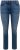 Ulla Popken Textured Stripe Sarah Slim Fit Jeans Blue - Jeansy & Spodnie w Dużych Rozmiarach – Plus Size - 