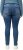 Ulla Popken Textured Stripe Sarah Slim Fit Jeans Blue - Jeansy & Spodnie w Dużych Rozmiarach – Plus Size - 