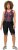 Ulla Popken Functional Padded Zip Front Cycling Leotard Black - Jeansy & Spodnie w Dużych Rozmiarach – Plus Size - 