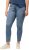 Ulla Popken Rhinestone Detail Stretch Fit Skinny Jeans Blue - Jeansy & Spodnie w Dużych Rozmiarach – Plus Size - 