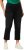 Ulla Popken Sienna Crop Stretch Jeans Black - Jeansy & Spodnie w Dużych Rozmiarach – Plus Size - 