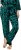 Ulla Popken Palm Leaf Print Elastic Waist Pants Navy - Jeansy & Spodnie w Dużych Rozmiarach – Plus Size - 