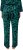 Ulla Popken Palm Leaf Print Elastic Waist Pants Navy - Jeansy & Spodnie w Dużych Rozmiarach – Plus Size - 