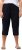 Ulla Popken Cropped Linen Blend Elastic Waist Pants Navy - Jeansy & Spodnie w Dużych Rozmiarach – Plus Size - 
