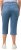 Ulla Popken Sienna Stretch Denim Capris Blue - Jeansy & Spodnie w Dużych Rozmiarach – Plus Size - 