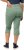 Ulla Popken Stretch Fit Raw Hem Moss Green - Jeansy & Spodnie w Dużych Rozmiarach – Plus Size - 