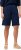 Ulla Popken Muslin Elastic Waist Wide Leg Shorts Blue - Jeansy & Spodnie w Dużych Rozmiarach – Plus Size - 