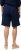 Ulla Popken Muslin Elastic Waist Wide Leg Shorts Blue - Jeansy & Spodnie w Dużych Rozmiarach – Plus Size - 